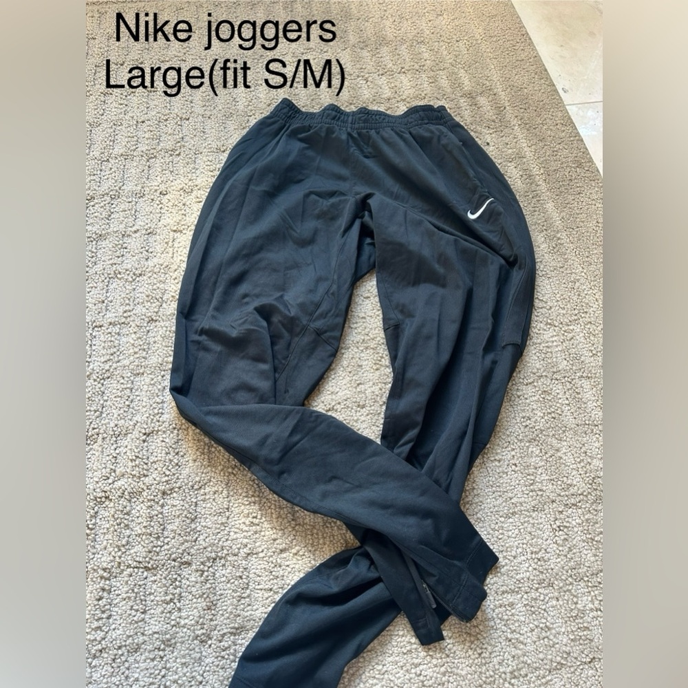 Black Nike Joggers. Size large!